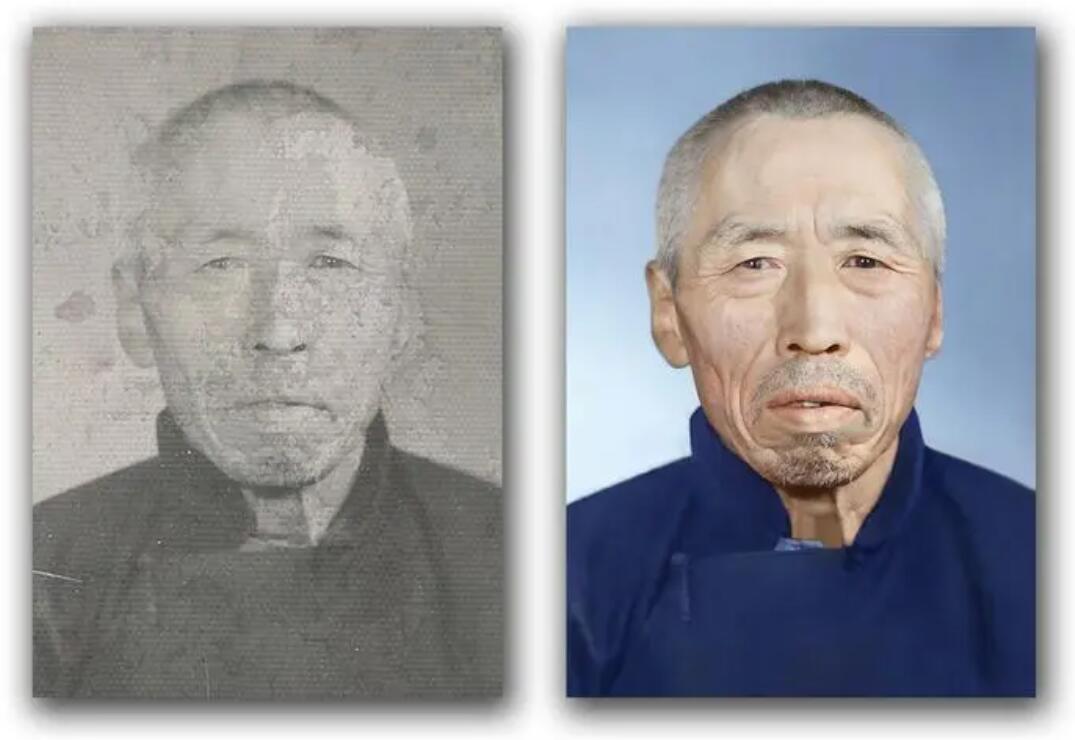 牙叉镇破损照片修复-56